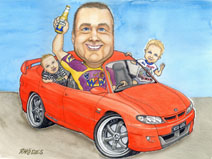 Request a quote for a caricature or cartoon