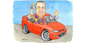 Dad's Holden HSV Clubsport Commodore