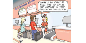 Airport holding pattern