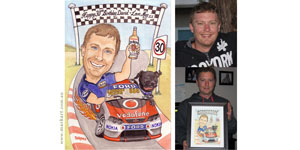 V8 Falcon super stars - Lowndes, Young and Mack