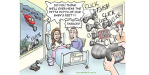 Morning sickness makes mega news!