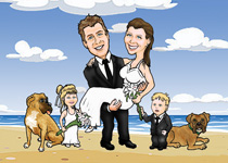 Request a quote for a caricature or cartoon