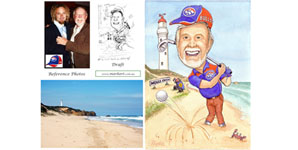 In Moggs Creek beach bunker!