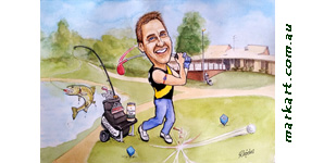 A big brown trout... Par for the course!