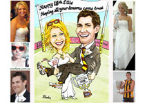 Request a quote for a caricature or cartoon